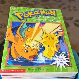 Scholastic Pokémon Book with Green and Yellow Cover